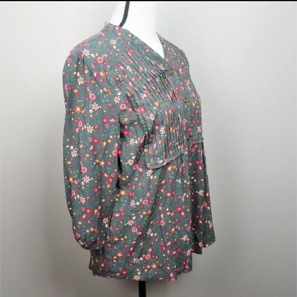 Matilda Jane Sz XS Floral Print Blouse D178 - Picture 6 of 8